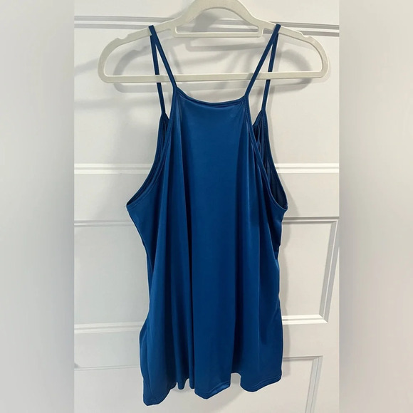 Blue dress with built in shorts - Picture 3 of 4